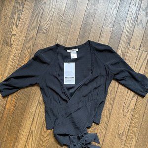 Vintage Chloe 100% silk wrap top